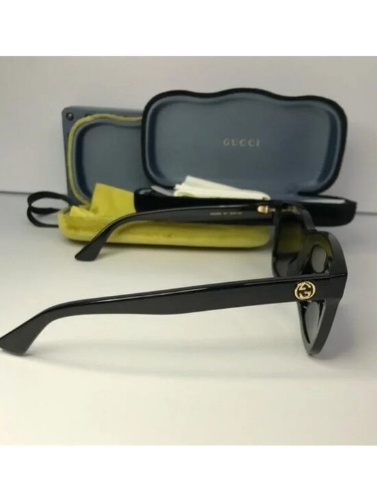 New  - Gucci unisex Urban GG0326S GG/0326/S 001 Black Fashion Square Sunglasses… main image 11